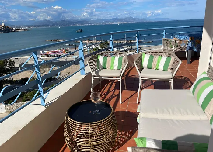 Great Apartment With Amazing Sea View At Cap D'Antibes 公寓 昂蒂布
