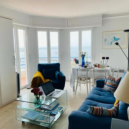 Lägenhet Great With Amazing Sea View At Cap D'antibes *